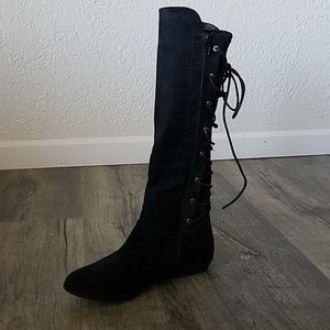 Sleek, stylish black boots